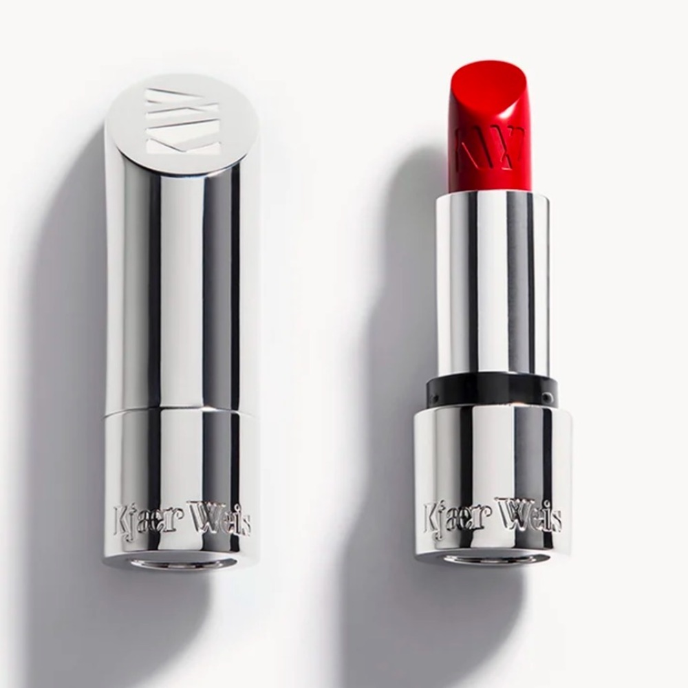 NWT Kjaer Weis Satin Lipstick, Iconic KW Red